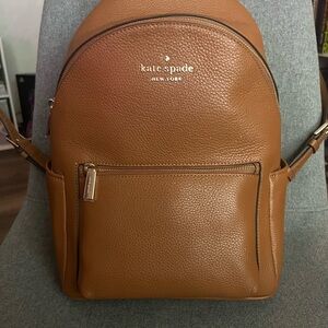 Kate Spade Tan Leather Backpack